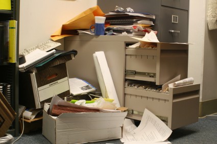 Letting go of office clutter..time for a cleanout?